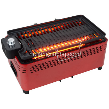 Električni roštilj i roštilj na drveni ugljen